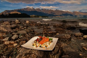 Salmon on Lake Wakatipu Queenstown by Chef Brendan Catering